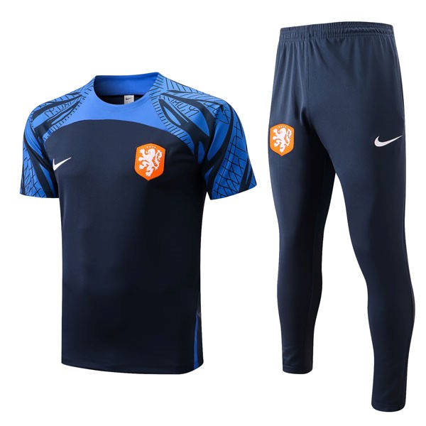 Camiseta Países Bajos Conjunto Completo 2022/2023 Azul